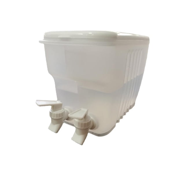 Hervidor Frío De Plástico Grande De 3,5 L Con Grifo Dula Y Tapa, Jarra De Agua Para Nevera, Contenedor Multiusos Para Jugo, Té Helado, Vino, Almacenamiento De Bebidas Methold HA037067-00