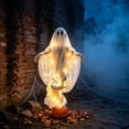 thumbnail image 5 of Swirling Ghost Pumpkin Yard Lamp,LED Light Outdoor Halloween Decoration,51.18 inch,Warm Led Glow Design,Outdoor Halloween Decorations for Porch Yard Garden Lawn Displays, 5 of 8