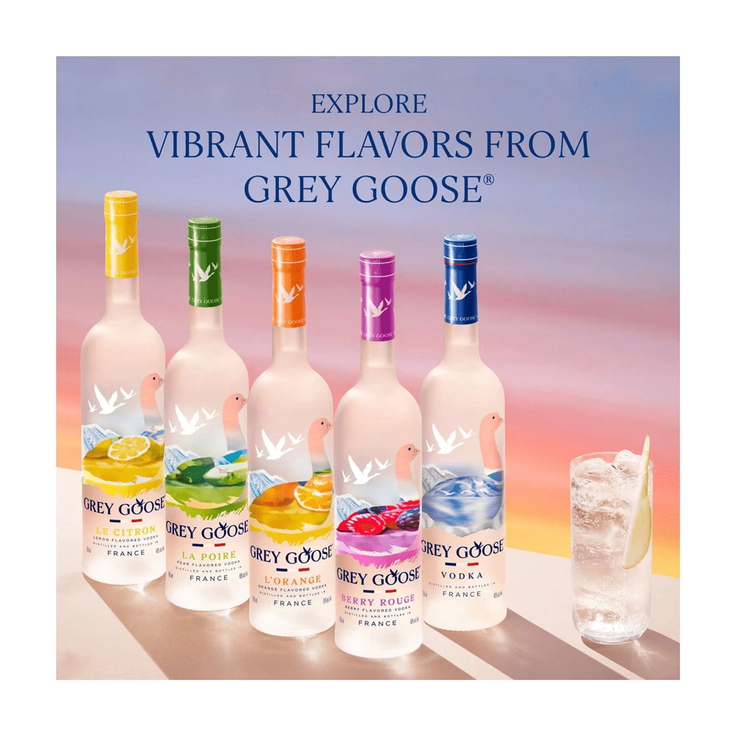 GREY GOOSE Vodka, 750 mL Bottle, ABV 40%
