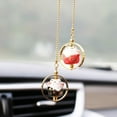 thumbnail image 4 of Cute Lucky Cat Ceramic Car Rearview Mirror Hanging Ornament Car Interior Decor, 4 of 16