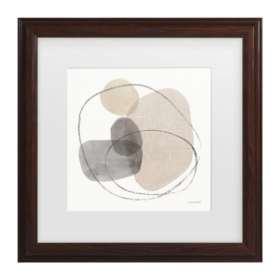 Lisa Audit 'Think Neutral 08' Matted Framed Art