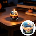 thumbnail image 2 of Clearance! Halloween Scented Candle, Cute Ghost Pumpkin Soy Wax Aromatherapy Candle, Decorative Halloween Candle in Glass Jar for Home Party Table Decor Gift, 2 of 5