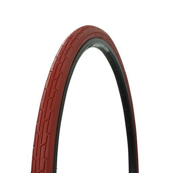 Bike Tire 700 x 35c P-1180 Red/Red Sidewall