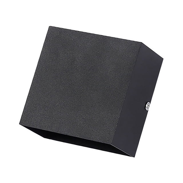 Aplique de pared LED moderno Jadeshay Negro Aluminio