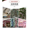 thumbnail image 7 of JASKFLY Simulated Rose - Artificial Flower Vines for Ceiling Decor & Air Conditioning Duct Cover, Flexible Plastic Greenery for Home Design, Hot Pink, 7 of 7