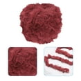 thumbnail image 3 of Uxcell 70yds Faux Fur Yarn,Fuzzy Yarn Crochet Fluffy Yarn Soft Chunky Polyester Plush Fur Eyelash,Wine Red, 3 of 7