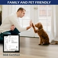 thumbnail image 2 of Plastic Floor Mat for Home, 5'x7' Waterproof Area Rug for Dining Room Table, Non-Slip Area Rug for Living Room, Wear-Resistant Vinyl Floor Protector Mat for Indoor Outdoor (Clear), 2 of 7