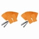 thumbnail image 1 of 200 Piezas de Etiquetas de EnvíO de PláStico de 4 3/4 Pulgadas X 2 3/8 Pulgadas con Cables Etiquetas de Etiquetado en Etiquetas Colgantes Impermeables (Naranja), 1 of 5