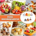 thumbnail image 4 of Injueey Palillos de comida, tenedores de frutas, galleta impermeable, palillos de dientes de plástico, animales de dibujos animados, vajilla Cocina y Comedor, 4 of 6