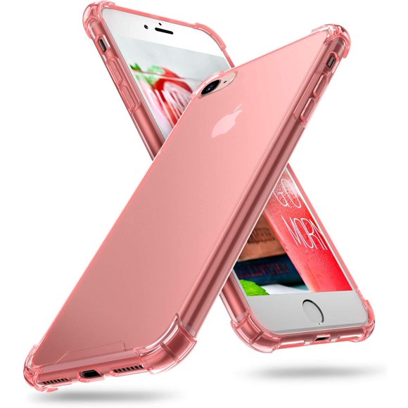 ORIbox Case for iPhone 7/8/SE 2020 (4.7"), Red Case with 4 Corners Shockproof Protection, Soft Scratch-Resistant TPU