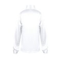 thumbnail image 2 of YEAHDOR Kids Boys Sparkly Sequins Lapel Collar Shirt Long Sleeve Tops for Jazz Latin Dance Performance White 8-10, 2 of 7