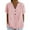 502_Pink, variant on Sweet Home Farm V Neck T Shirts for Women Fashionable Casual Short Sleeved Top Green