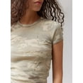 thumbnail image 5 of Niusricy Women's Summer Slim Crop Tops Ladies Classic Solid Color/Stripe T-Shirts Short Sleeve Shirts Basic Comfy Lightweight Blouses Tight Round Neck Tops Streetwear for Daily Casual, 5 of 6