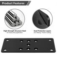 thumbnail image 2 of Heavy Duty Patio Column Base Plate Fence Column Base Fixer Bracket, 2 of 5