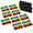 Multicolor-50, variant on Pink 50 Pack Color-Coded Loop Resistance Bands for Gym, Yoga, Pilates and Rehab