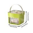 thumbnail image 2 of Compact Double Layer Tray with Lid and Type Ice Maker for Freezer Pull Out Ice Drawer with Portable Handle Space Saving Small Ice with Ice, 2 of 8