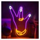 thumbnail image 1 of Letrero De Neón Con Gesto De Mano Estilo Hip Hop Luz LED Regulable Para Casa Bar, Pub, Taberna, Fiesta, Sala De Juegos Club Hotel Decoración 42.9cmx33cm, 1 of 6