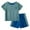 A-GN2, variant on Toddler Boy Summer Outfits Short Sleeve Sport Shirt and Mesh Soccer Shorts Two Piece Soccer Clothes for Boys 2-3 years