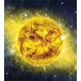thumbnail image 2 of Ambesonne Galaxy Duvet Cover Set, Galaxy Space Panorama, 2-Calking, Yellow Blue, 2 of 6