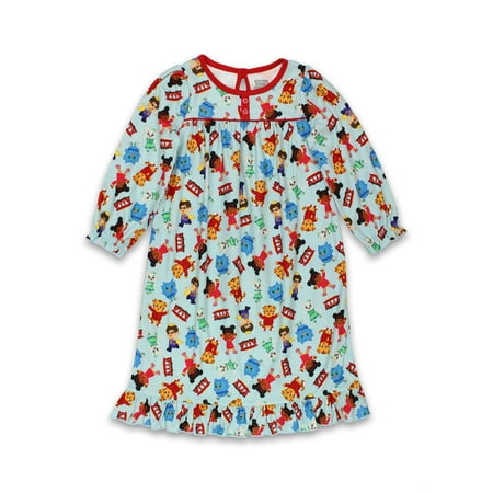 

Daniel Tiger s Neighborhood Toddler Girls Granny Gown Nightgown (3T Blue)