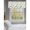 thumbnail image 3 of Dragonfly Valances for Windows Watercolor Colorful Wings Flying Rod Pocket Curtains Valance Short Window Treatment Drapes for Living Room, Bedroom Bathroom 60"&nbsp;W x 18" L, 3 of 5