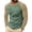 Green, variant on Gamivast Raglan Shirts for Men Long Sleeve Baseball Tees Casual Color Block Crewneck Tops Athletic Fit T-Shirts Lightweight Activewear for Fall Workout Daily Wear