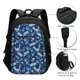 thumbnail image 3 of Fotbe Blue Bus Mochila con Estampado y Puerto USB para Hombre y Mujer, Mochila Antirrobo, Mochila de Viaje, Mochila Escolar, Mochila Universitaria, 3 of 7
