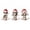 White, variant on Yucurem 3 Pack Mini Drinking Climbing Santa Claus Sculpture for Plant Pot, Resin Christmas Miniature Figurines Doll Ornament for Xmas Home Landscape Decor