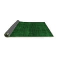 thumbnail image 2 of Ahgly Company Indoor Rectangle Abstract Green Modern Area Rugs, 7' x 9', 2 of 4