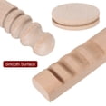 thumbnail image 4 of Unique Bargains Wood Leather Edge Burnisher Solid Wood 3 Type Wood Edge Slicker, 4 of 5