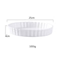 thumbnail image 2 of Pizza Baking Pan Ceramic Household Oven Microwave Oven Special Plate Baking Cake Mold High Temperature Resistant Cheese Rice Plate, 2 of 5