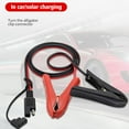 thumbnail image 3 of Alligator Crocodile Clip to Sae Connector Cable Car Solar Power Charge Extensio,, 3 of 9