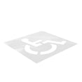 thumbnail image 1 of Plantilla De Estacionamiento, Líneas Claras Plantilla De Símbolo De Estacionamiento Silicona Flexible Reutilizable De Larga Duración Para Pavimento, 1 of 7