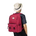 thumbnail image 5 of KAUKKO Stylish Laptop Backpack Multipurpose Daypack,18.49L（21 Red）, 5 of 5