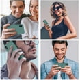 thumbnail image 2 of Designed for iPhone Xs Max Case, Silicone Ultra Slim Shockproof Protective Phone Case with [Soft Anti-Scratch Microfiber Lining], 6.5 inch, Midnight Green, 2 of 7