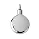 thumbnail image 4 of Colgante de cremación de plata con forma de corazón, collar porta cenizas, 4 of 6