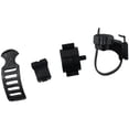 thumbnail image 5 of 360 Degree Rotation Bicycle Handlebar Flashlight Mount Bracket For Bike Lights Black Plastic Quick Release Fits 32Mm Handlebar 40Mm Flashlight, 5 of 10