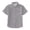 Grey, variant on Girls Boys Short Sleeve Fashion Casual Dress Shirts White Button Down Shirts Summer Formal School Uniform Shirt with Pocket 8-9 Years