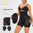 thumbnail image 4 of Lilvigor Women Shapewear Control Panties Body Shaper Butt Lifter Padded Hip Enhancer Seamless Underwear Hi- Waist Short, 4 of 7