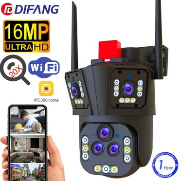 20MP Outdoor Wifi Surveillance Camera 20X Zoom Five Lens, Auto Tracking,Motion Detection Smart Home Wireless CCTV IP Camera