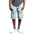 thumbnail image 3 of g-style usa men's solid fleece heavyweight cargo shorts fs76 - heather grey - small, 3 of 7