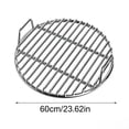thumbnail image 3 of Clea*rance！Round Stainless Steel Grill Grate Heavy Duty Cooking Rack, Rust Resistant Barbecue Net with Handles, Versatile Outdoor Charcoal Smoker Grid for Grilling Meats Vegetables, 3 of 9