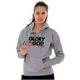 thumbnail image 4 of Glory to God Jesus Christ Faithful Hoodie Sweatshirt Women Men Brisco Brands S, 4 of 6