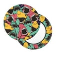 thumbnail image 2 of Kll Angry Shark Pattern Round Bar Chair Cushion Cover 14 Inch,Bar Stool Protector With Elastic, Soft Washable, 2 of 7