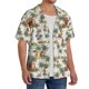 thumbnail image 2 of Fotbe Hawaiian Style Camisa Estampada de Manga Corta para Hombre, Casual de Verano, Estilo Playero, Sin Arrugas-XX-Large, 2 of 5