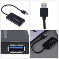 thumbnail image 1 of Hub de 4 Puertos USB 3.0 Hub de Transferencia de Datos SuperSpeed ​​hasta 5 GigaBits Per Second, 75 X 37 X 10 Mm Yotijar Hub USB de 4 puertos, 1 of 10