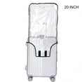 thumbnail image 2 of 18" to 30" Luggage Cover Protector Bag PVC Clear Plastic Suitcase Cover Protectors Travel Luggage Sleeve Protector, 2 of 15