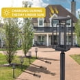 thumbnail image 4 of C Cattleya 8-Pack Black Solar LED Outdoor Path Lights for Landscape,Walkway,Garden and Patio, 4 of 7