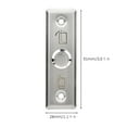 thumbnail image 1 of Botón de Liberación de la Puerta Interruptor del Control de Acceso de la Puerta de Acero Inoxidable Liberación de la Puerta Botón de Salida de Desbloqueo, 1 of 8