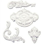 Melissa Frances Vintage Embellishments, v, 4/Pkg